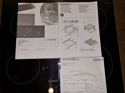 Варочная панель электрическая bosch