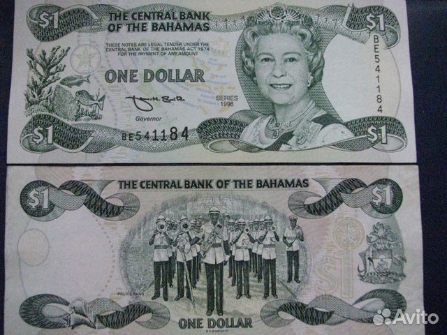 1 доллар Багамских островов