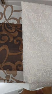 Шторы плотные 2.30*190 с тюлью 4.0*2.40