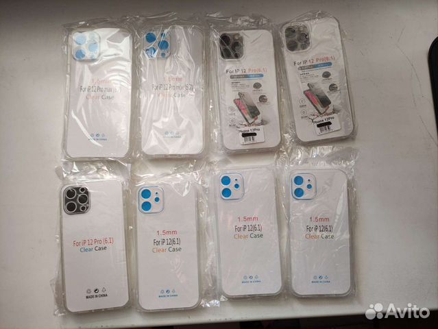Чехлы силиконовые прозрачные для iPhone / Android
