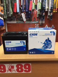 Аккумулятор мото Exide 18 а/ч