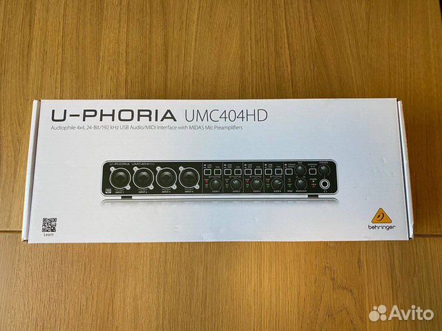 Звуковая карта behringer umc404hd