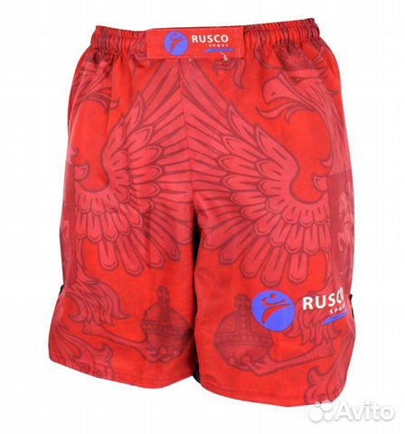 Шорты мма детские Rusco Sport Red Herb (6 лет)