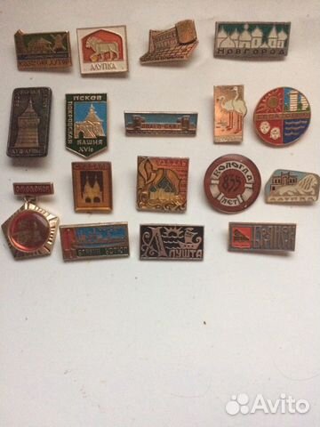 Значки города