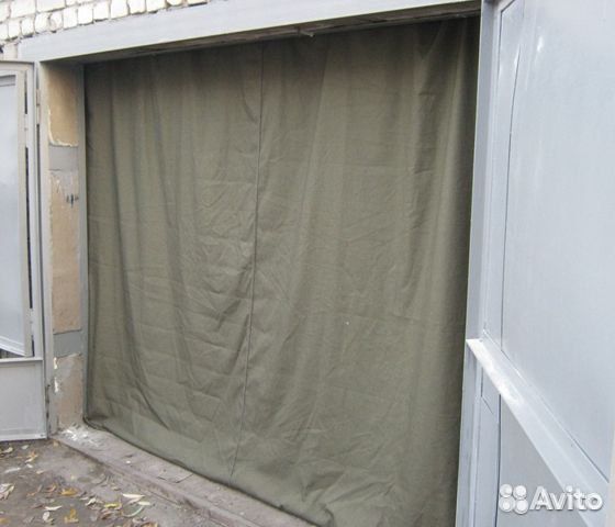 Шторы гаражные, шторы брезентовые