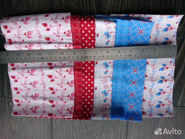 Ткань отрезы печворк хлопок для рукоделия