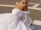 Эффектное свадебное платье из органзы объявление продам
