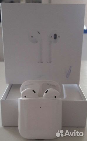 Беспроводные наушники apple airpods оригинал