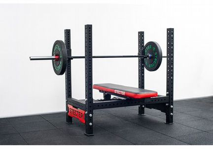 Стойки с горизонтальной скамьей для жима лежа