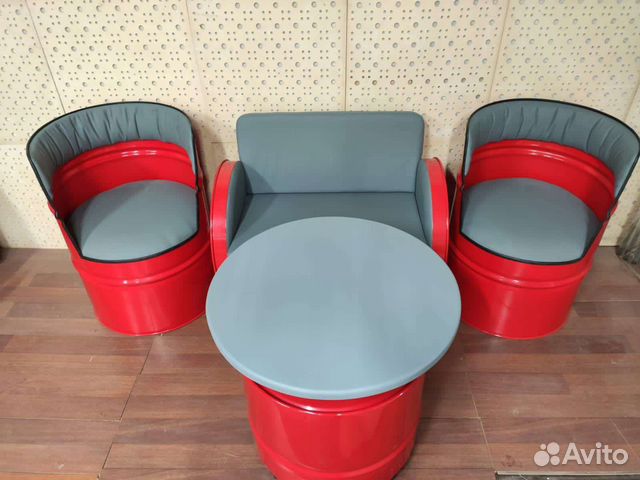 Диван из бочки