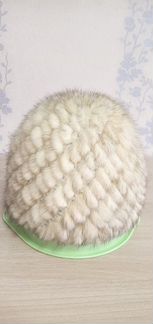 Шапка вязаная норковая