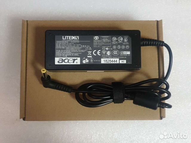 Блок питания для ноутбука 19V-3.42A 65w 5.5x1.7mm