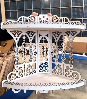 Угловая полка для икон