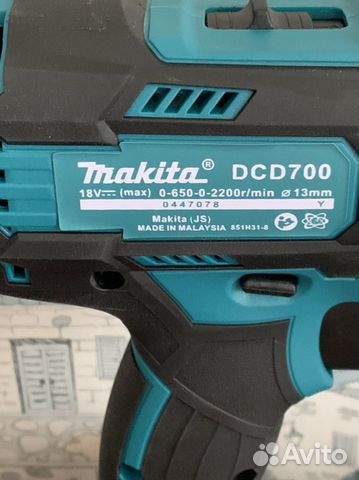 Аккумуляторная дрель шуруповерт makita 18/4 Новая