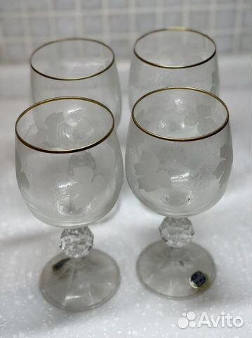 Фужеры стекло СССР стаканы бокалы