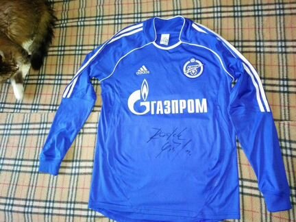 Игровая майка футболка фк зенит 2007 Ширл золото R