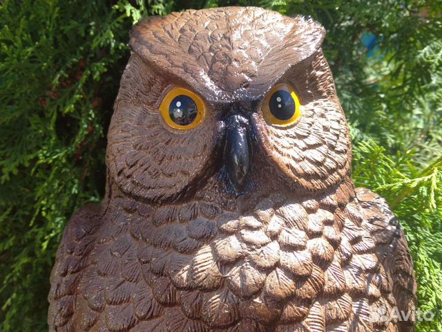 Сова коричневая 42 см