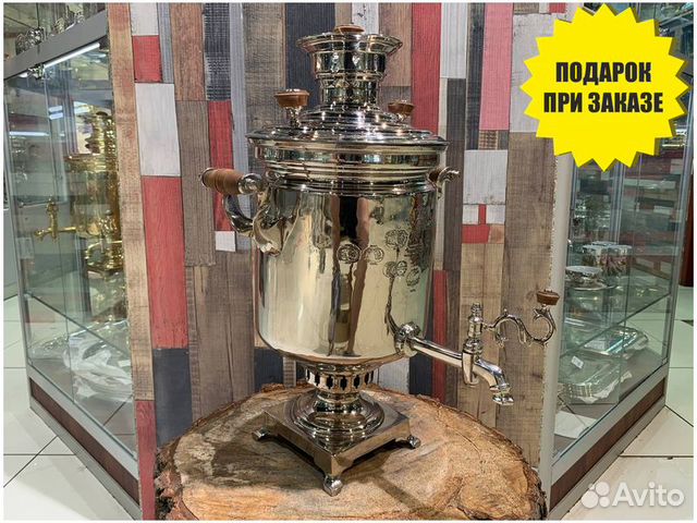Самовар дровяной 8 л «Банка» Н.И. Баташева купить в Москве | Хобби и ...
