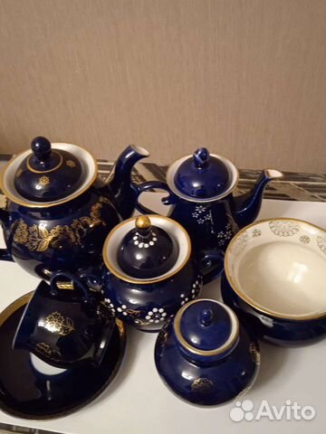 Посуда кобальт