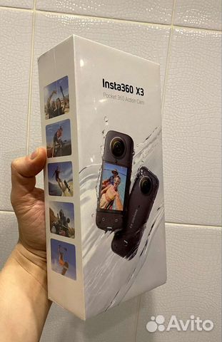 Новая Экшн камера Insta 360 X3 + защита стекла