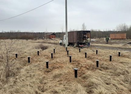 Винтовые сваи под ключ. Свайно винтовой фундамент