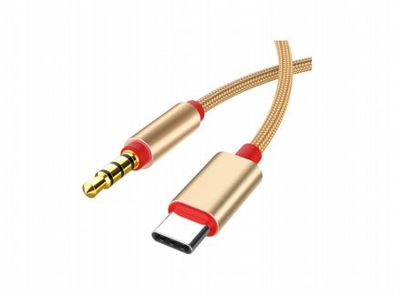 Переходник USB Type-C - Mini Jack 3,5 мм(1 м)