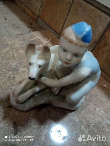 Юный пограничник статуэтка 57г СССР