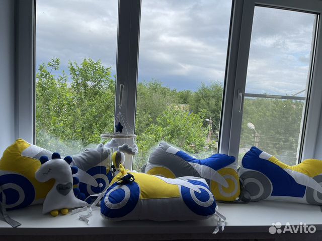 Бортики в кроватку(мотобортики)