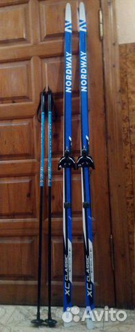 Лыжи+палки+ботинки