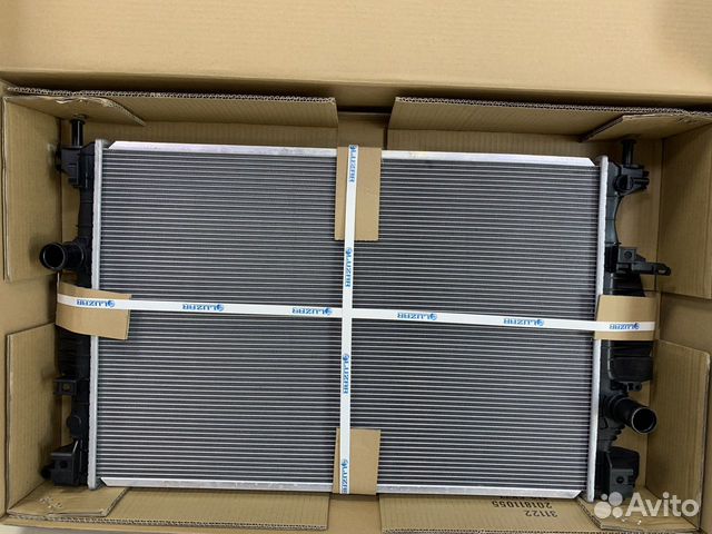 Радиатор охлаждения ford mondeo 5 пластинчатый