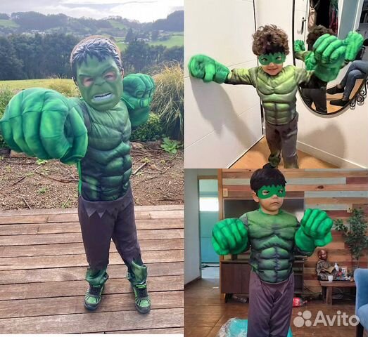 Костюм Халк с кулаками