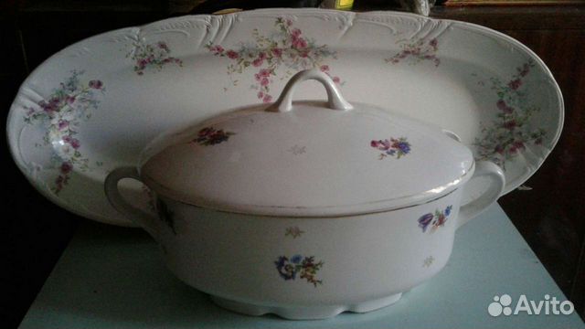 Антикварная посуда Кузнецов 1917г, 