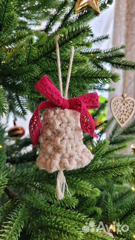 Колокольчик - подарок (макраме)