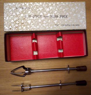 Набор для оливок, маслин, ягод Япония винтаж