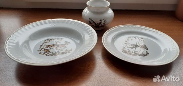 Фарфоровые тарелки СССР