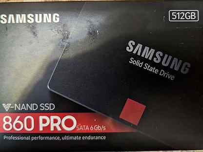 Samsung SSD 860 Pro 512 GB, новый