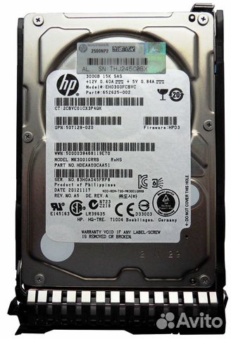 Жесткий Диск HP 300GB 653960-001 SAS 2.5