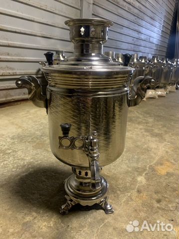 Самовар на дровах (жаровой, угольный) 5л