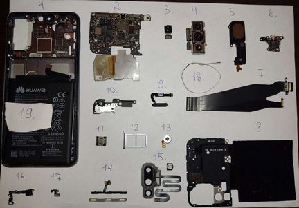 Huawei p20 pro запчасти