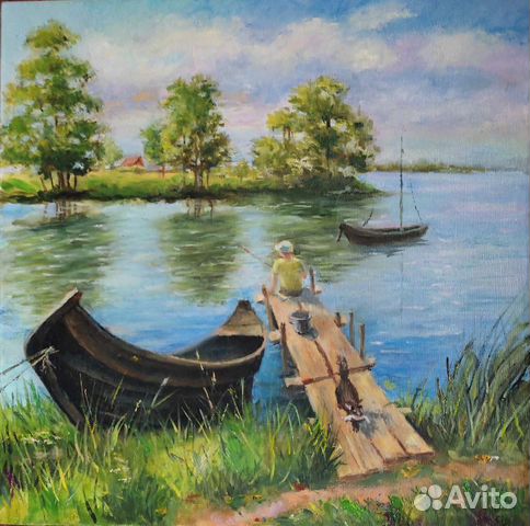 Картина маслом, пейзаж