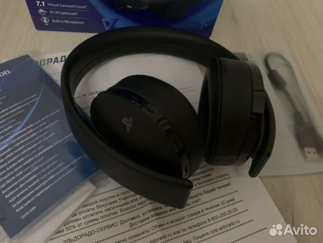 Беспроводная гарнитура gold на playstation,Шнуры X