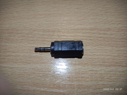 Mini 3.5F на micro 2.5M Аудио Адаптер Переходник