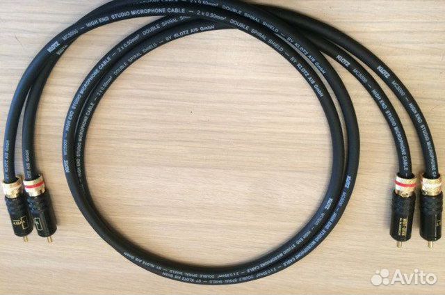 Кабели Klotz MC5000, Canare DA206 RCA, XLR Mogami