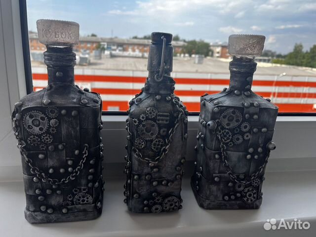 Декоративные бутылки декупаж