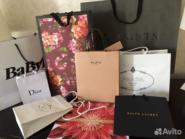 Пакет бренд Ralph Louren Dior Cartier Clarins