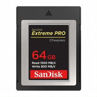 Sandisk Extreme Pro CFExpress TypeB 64Gb 1500/800
