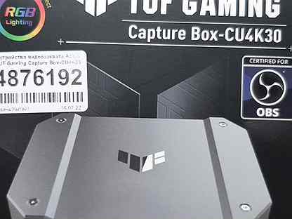 Asus TUF gaming Capture Box-CU4K30