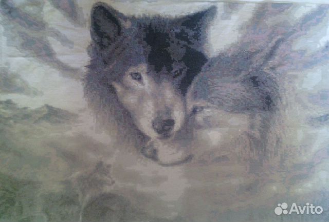 Картина вышитая крестом 