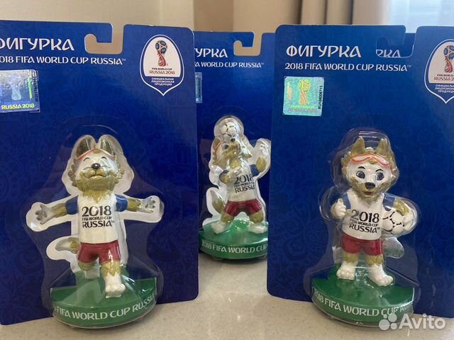 Фигурка Забивака символ чм 2018 по футболу