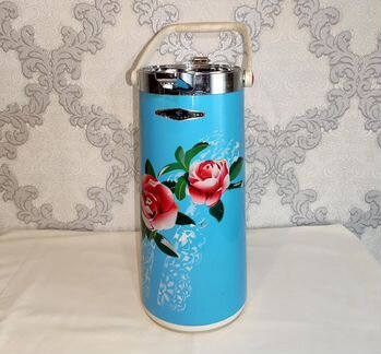 Термос с помпой без верхней крышки